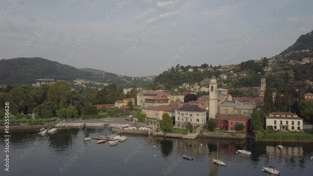 Lake Como Italy top view Lake Como Italy top view