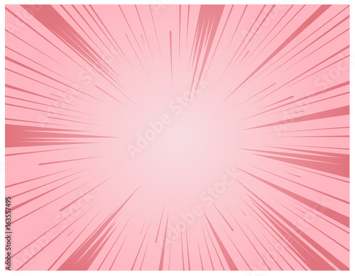 Comic and manga speed lines background. explosion background. vector color version