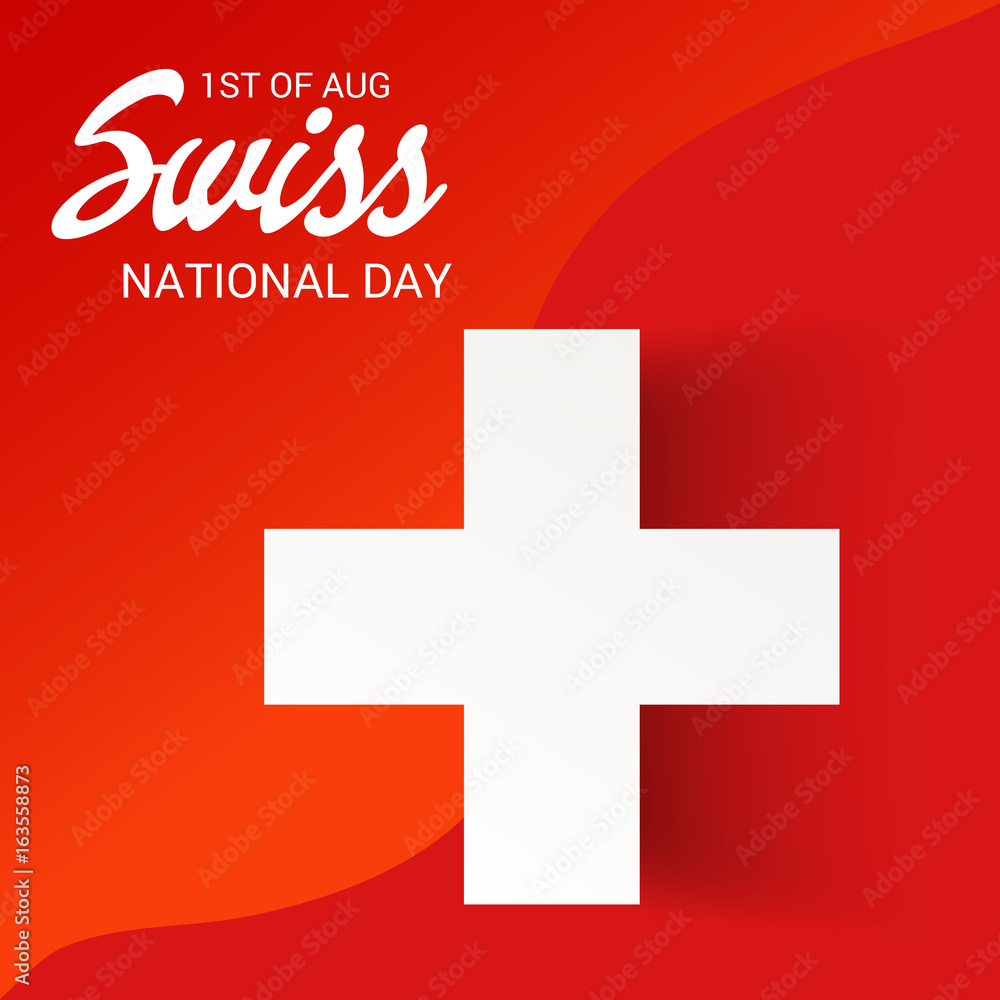 Obraz premium Swiss National Day.