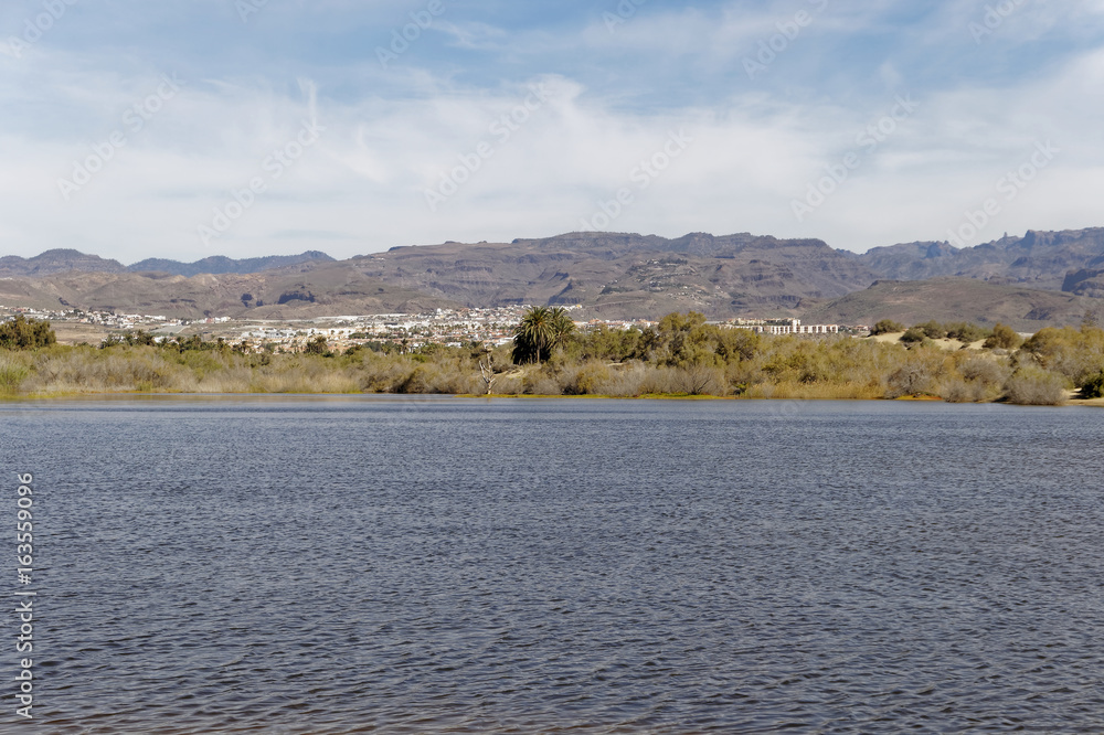 La Charca and Maspalomas de Gran Canaria