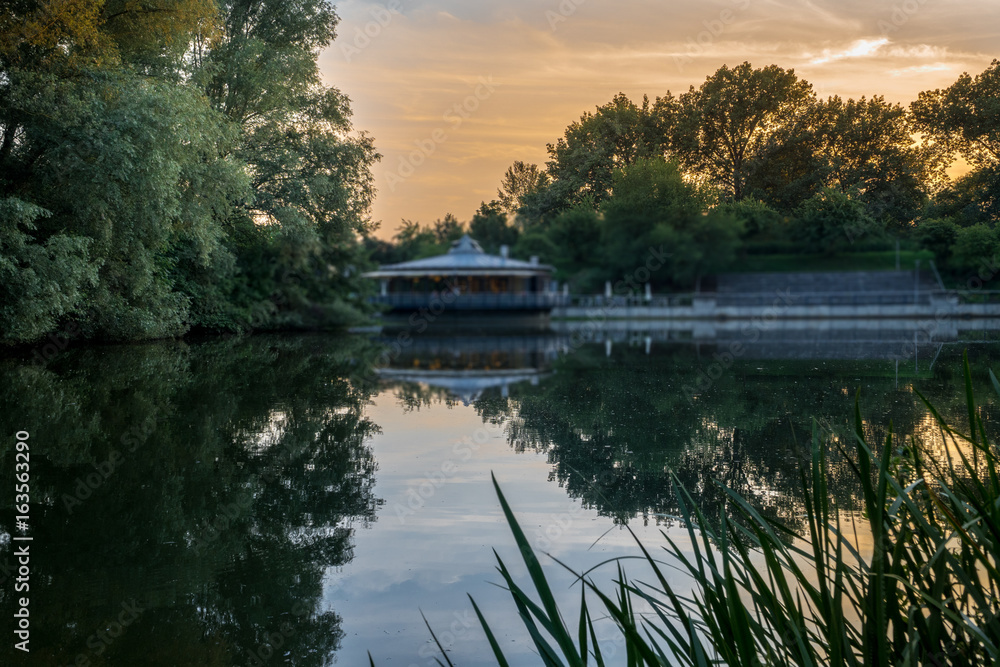 Obraz premium Abend am See