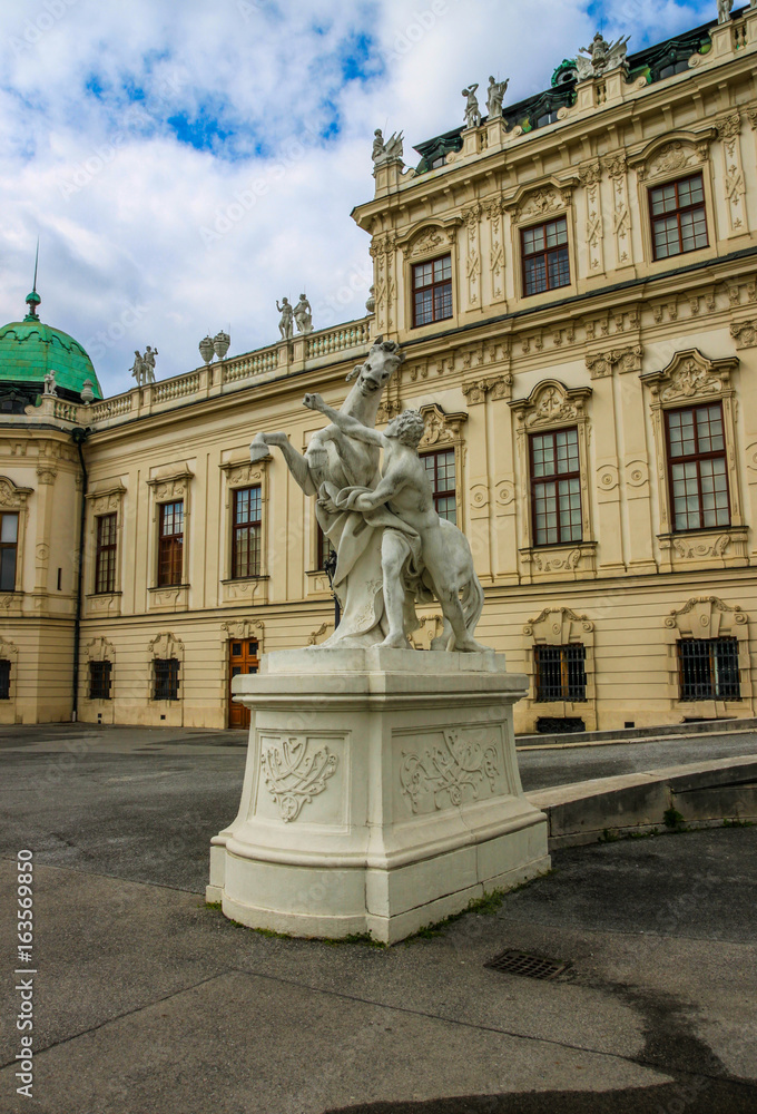 Fototapeta premium Belvedere is a historic building complex in Vienna, Austria
