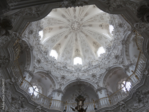 Fényképezés Baroque cupola in Asuncion church, Priego de Cordoba, Andalusia, Spain