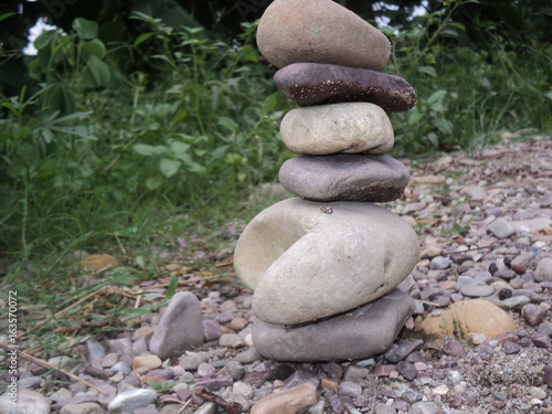 Photography stones in balance