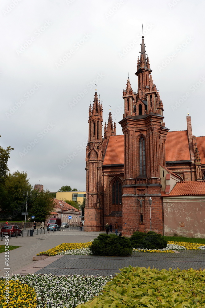 The Catholic Church of St. Anne in Vilnius.