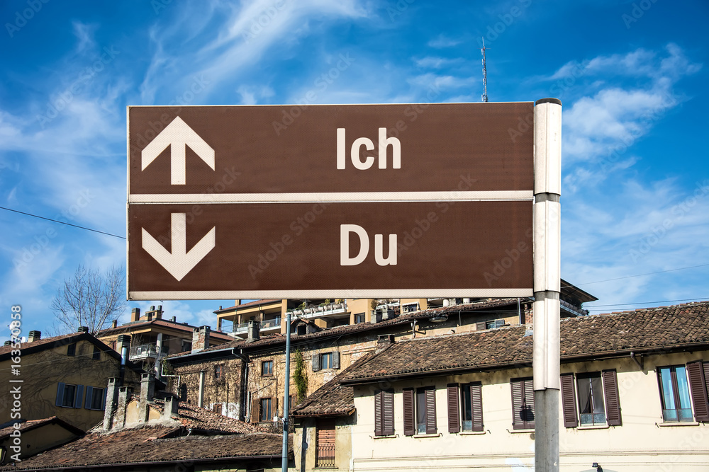 Fototapeta premium Schild 230 - Ich