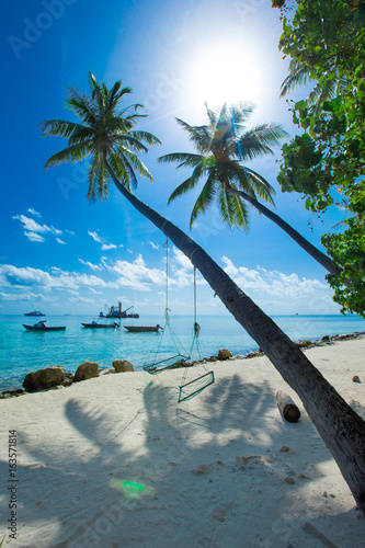 tropical beach in Maldives