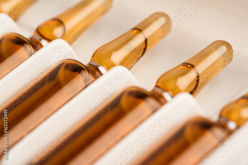 medical ampoules packaging photo