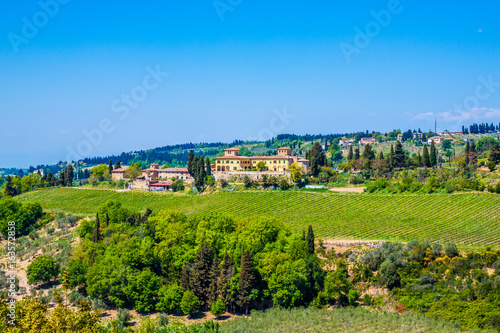 Beautiful landscape in Tuscany  Italy