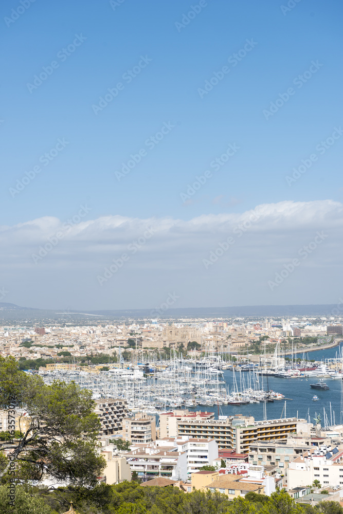 Vista de Palma, Mallorca, Islas Baleares, España Vista de Palma, Mallorca, Islas Baleares, España