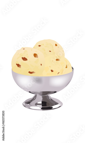 Glace rhum raisin