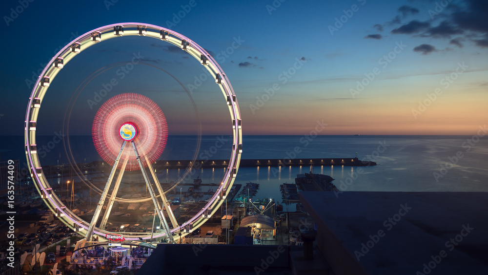 Panoramic wheel of Salerno