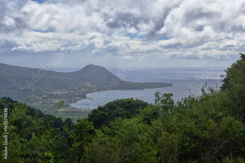 A panoramic view of Portsmouth town from Cold Soufriere point, Dominica, Lesser Antilles