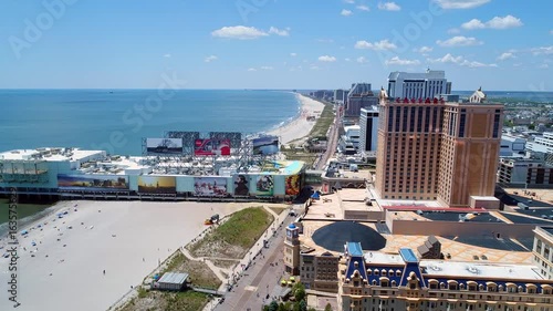 Aerial drone video tour Atlantic City NJ photo