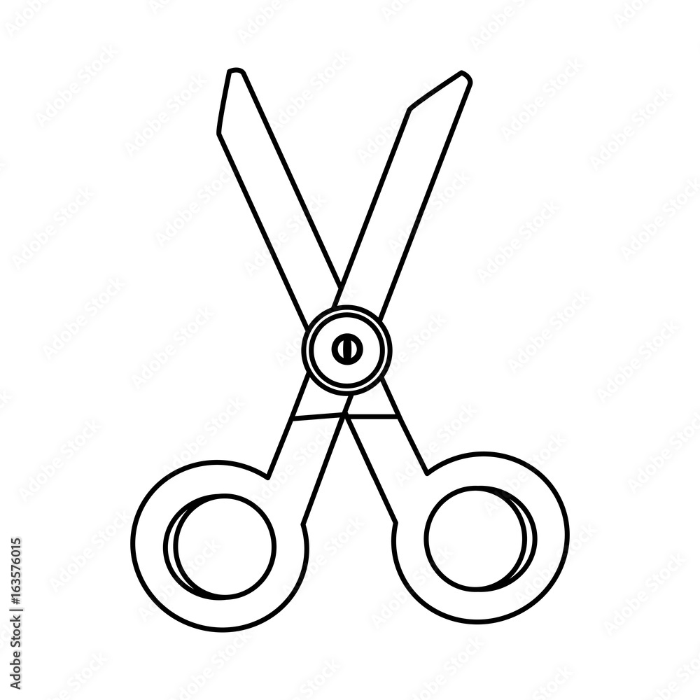 scissor for kids icon vector illustration graphic design scissor for kids icon vector illustration graphic design