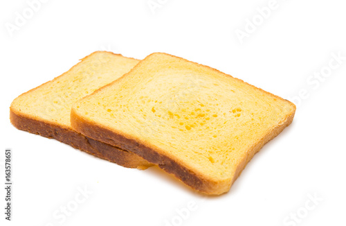 Sandwich bread slide isolated
