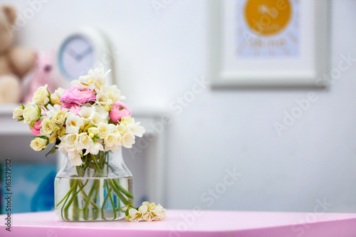 Beautiful bouquet with whit...