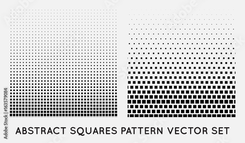 Set of Halftone Element, Monochrome Abstract Graphic. Ready for DTP, Prepress or Generic Concepts.
