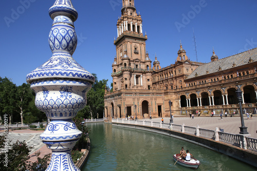 Plaza de Espana, Seville, Andalusia, spain © photogolfer