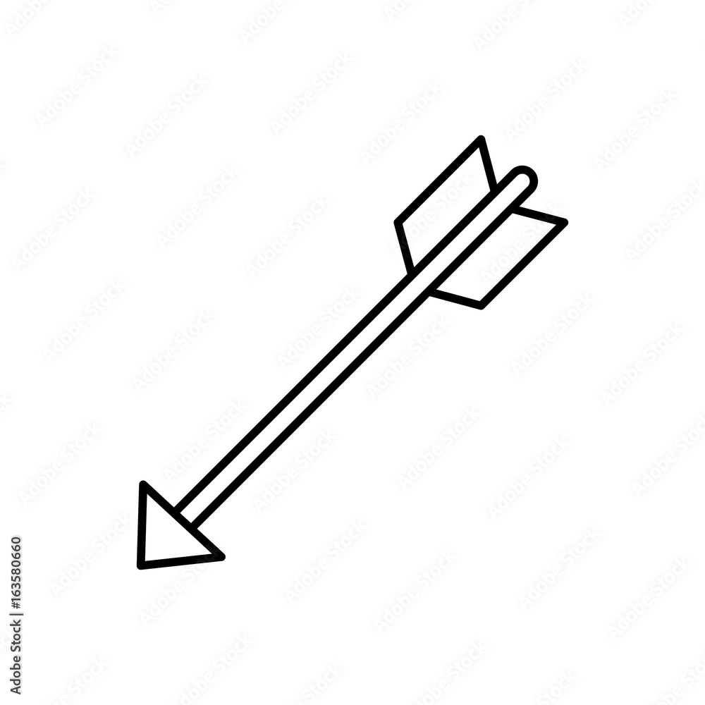 arrow icon over white background vector illustration arrow icon over white background vector illustration