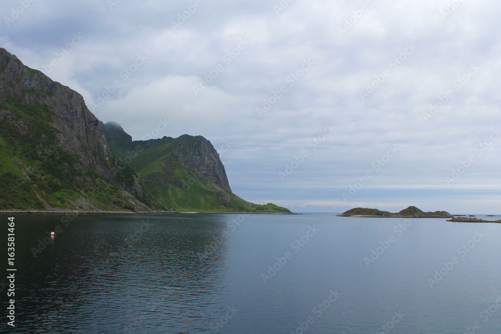 Vesteralen sea, mountains and fjords