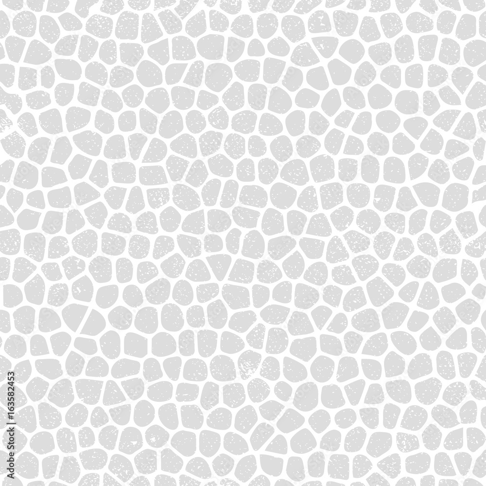 Naklejka premium Vector seamless pattern. Modern stylish texture. Endless abstract mesh. Smooth randomly disposed elements