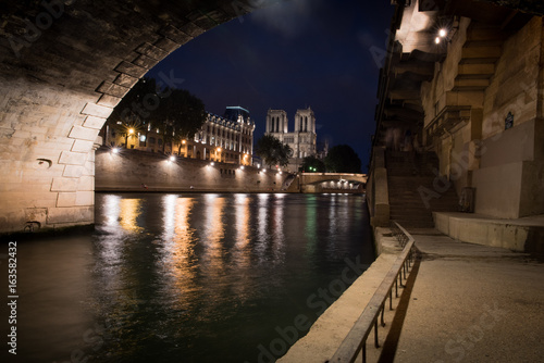Notre Dame at night © michelle