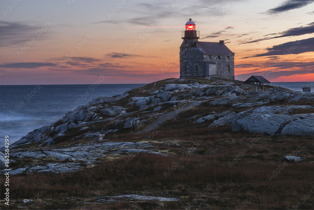 Sunset on the south west coast, Rose Blanch Lighthouse Historic Site, Newfoundland & Labrador