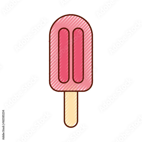 Delicious frozen palette icon vector illustration design