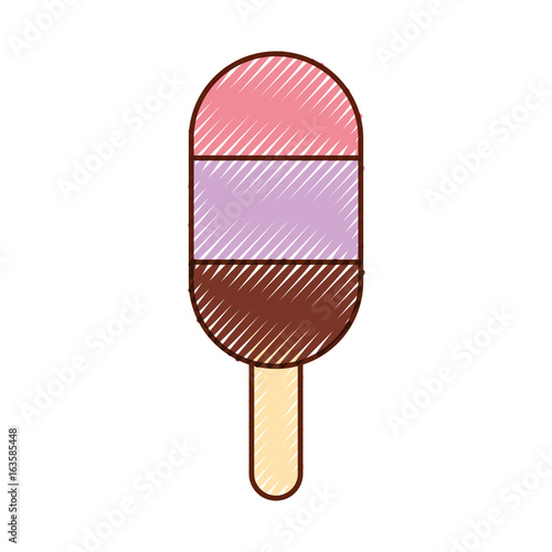 Delicious frozen palette icon vector illustration design