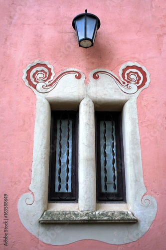 Photography Detail of a Window  of Gaudi's house at Parc Guell