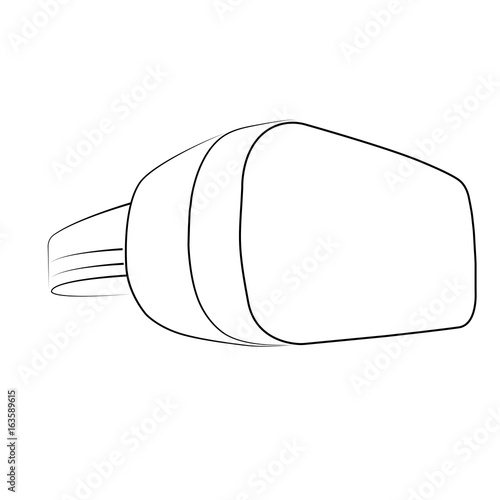 VR glasses linear helmet