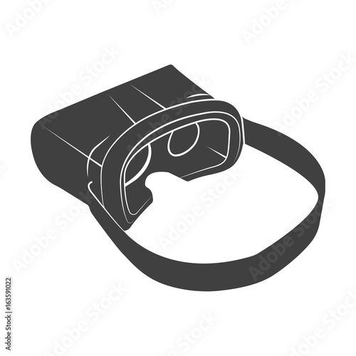 виртуальный помощник VR очки вектор