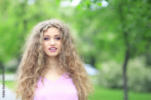 Portrait of beautiful young...