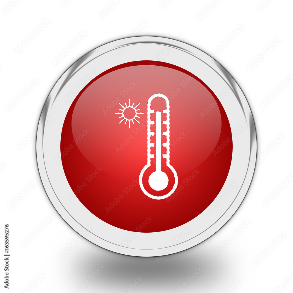 Hot temperature icon Hot temperature icon