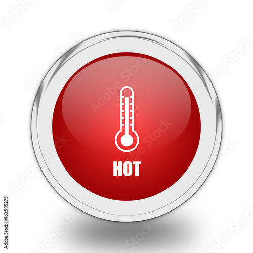 Hot temperature icon
