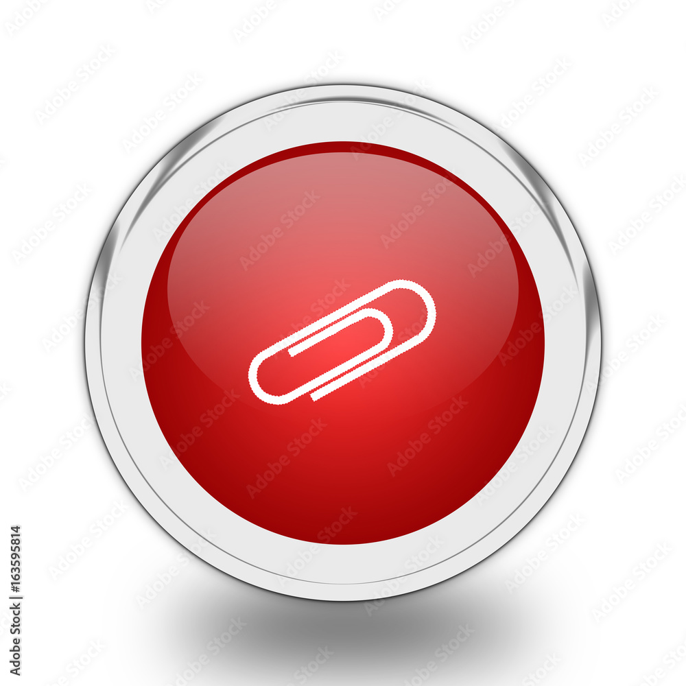 Paperclip icon. Paperclip icon.