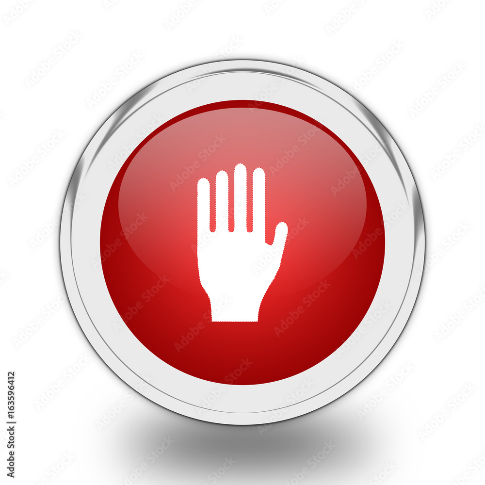 Stop icon. Stop icon.