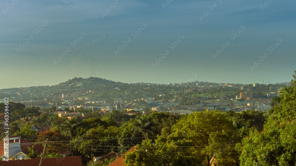 Aussicht auf Kampala in Uganda