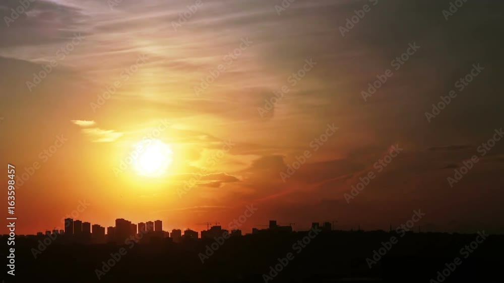Beautiful sunset, time lapse, Turkey Beautiful sunset, time lapse, Turkey
