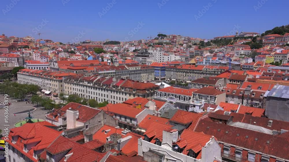 Over the rooftops of Lisbon - LISBON / PORTUGAL - JUNE 14, 2017 Over the rooftops of Lisbon - LISBON / PORTUGAL - JUNE 14, 2017