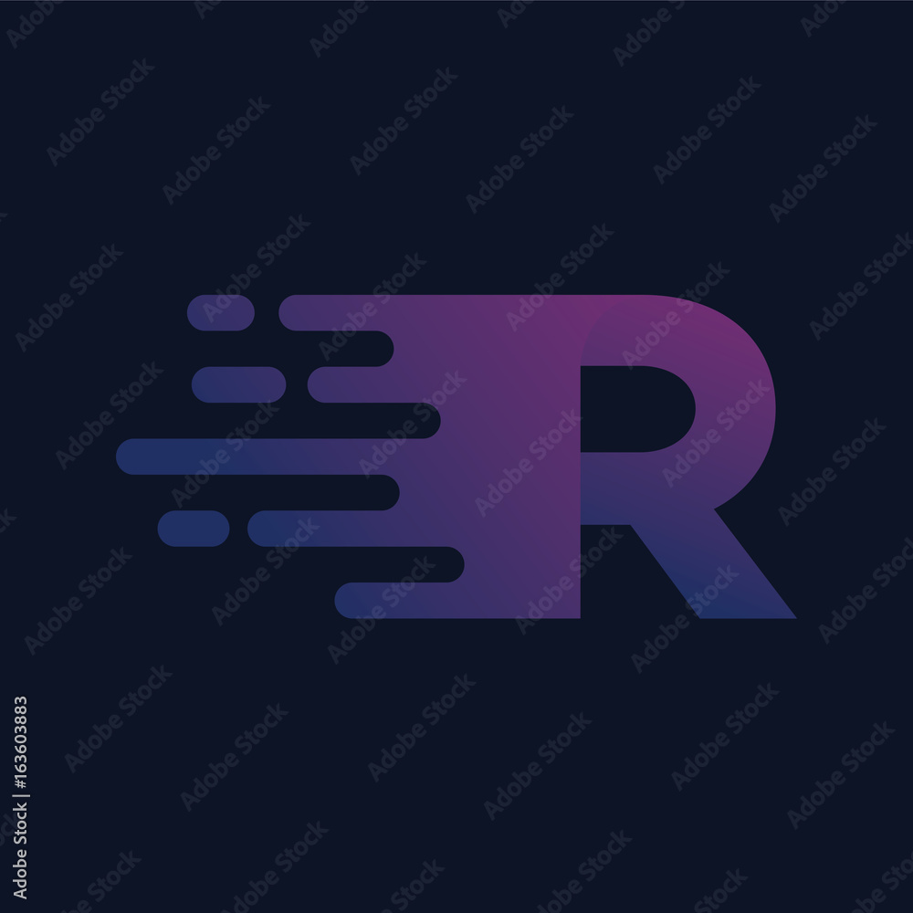R Letter Logo Template Design Vector, Emblem, Design Concept, Creative Symbol, Icon