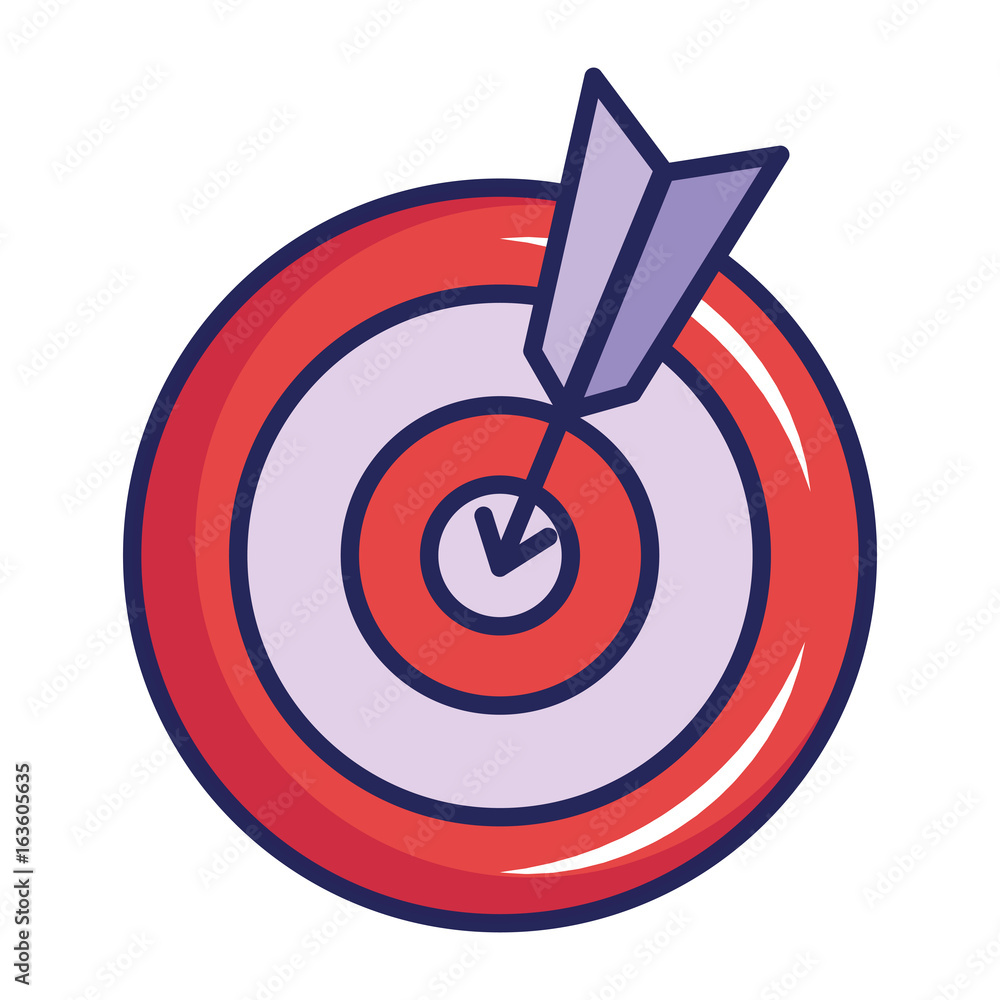 target with arrow icon vector illustration design target with arrow icon vector illustration design