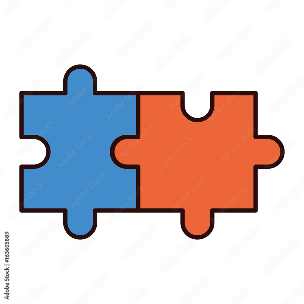 Puzzle tokens flat icon vector illiustration design image Puzzle tokens flat icon vector illiustration design image