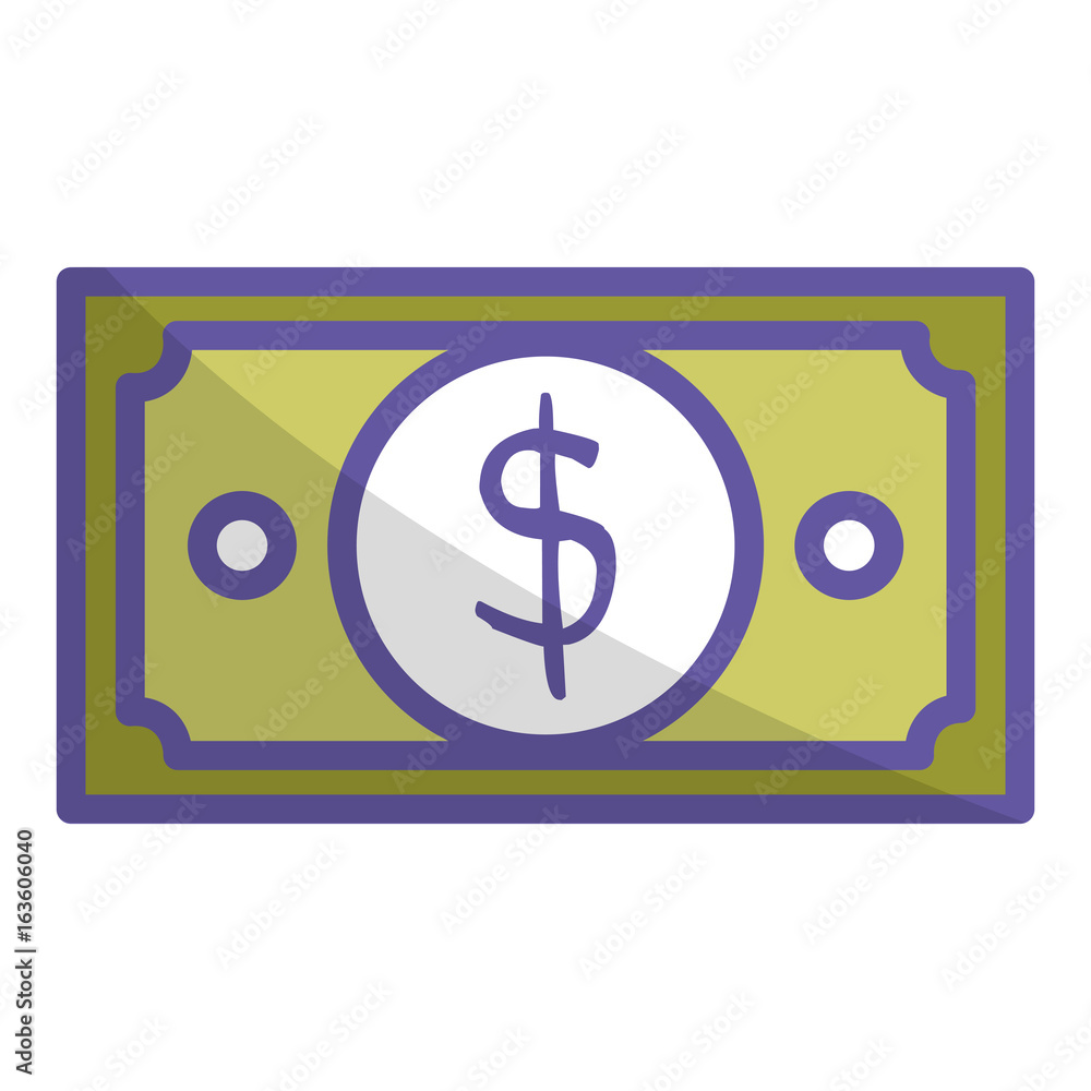 bill dollar isolated icon vector illustration design bill dollar isolated icon vector illustration design