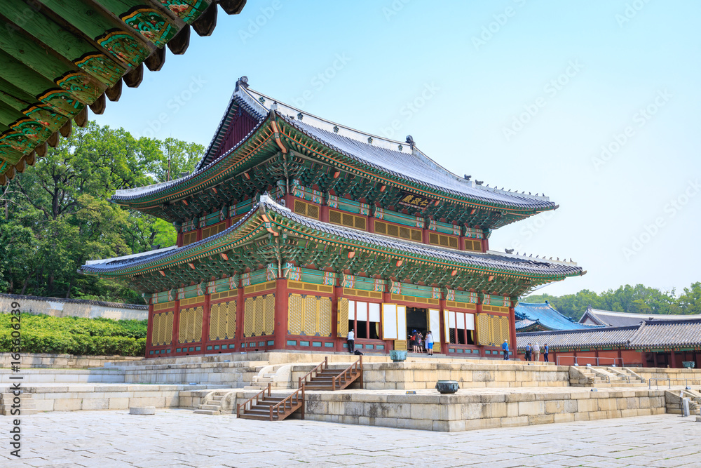 Changdeokgung Palace on Jun 17, 2017 in Seoul city, South Korea