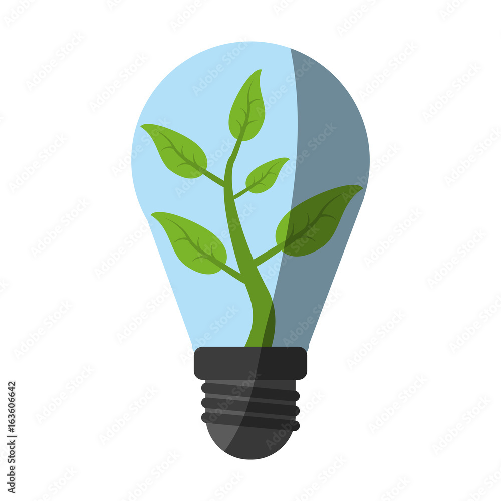 eco friendly lightbulb green idea icon image eco friendly lightbulb green idea icon image