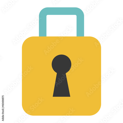 safe secure padlock icon vector illustration design