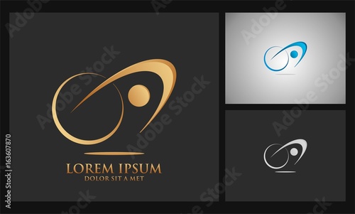 abstract connection logo