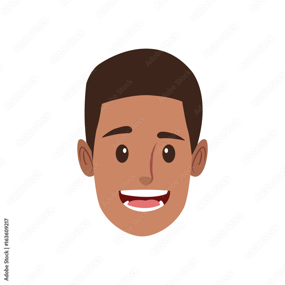happy male face smile character funny happy male face smile character funny